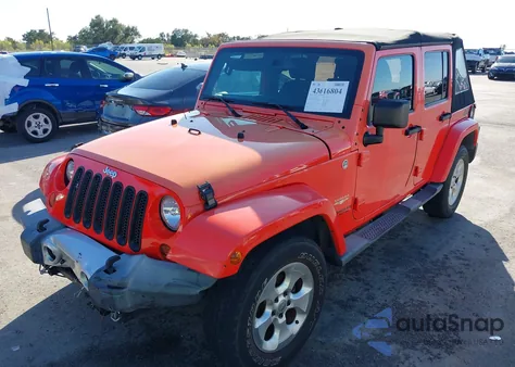 2013 Jeep Wrangler Unlimited Sahara from USA, damaged, VIN 1C4BJWEG5DL566674